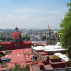 Aussicht aus Sagrado Recinto del Tepeyac Garten