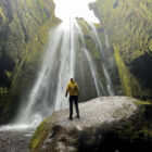 Wasserfall Gljúfrabúi
