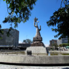 Statue in Guatemala-Stadt