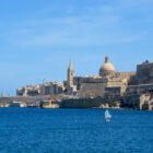 Stadtteil Sliema mit Sicht auf Valletta