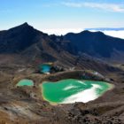 Aussicht vom Red Crater in Richtung Emerald Lakes