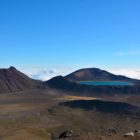 Sicht von Red Crater auf Blue Lake