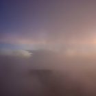 Schlechte Sicht bei Sonnenaufgang auf Mt. Batur