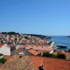 Aussicht von Aufstieg auf Festung in Hvar