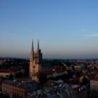 Kathedrale von Zagreb vom Observation Deck