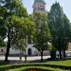 Park vor Kathedrale von Maribor
