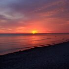 Sonnenuntergang Melnrage Beach