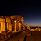 Kom Ombo Tempel bei Nacht