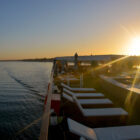 Sonnenuntergang von Kruezfahrtschiff