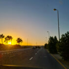 Sonnenuntergang Fahrt Port Ghalib nach Brayka Bay