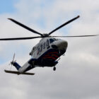 Helikopter in der Luft