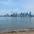 Sicht von Toronto Island auf die Skyline der Stadt