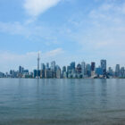 Sicht von Toronto Island auf die Skyline der Stadt