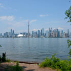 Sicht von Toronto Island auf die Skyline der Stadt