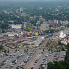 Sicht von Skylon Tower